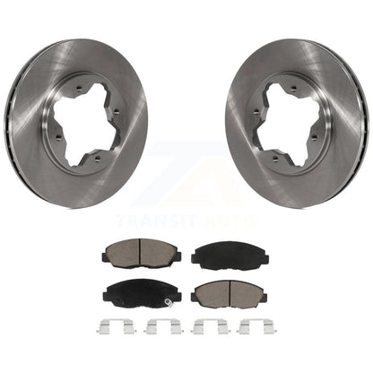 Disc Brake Rotors And Ceramic Pads Front Kit For Honda Accord Acura CL