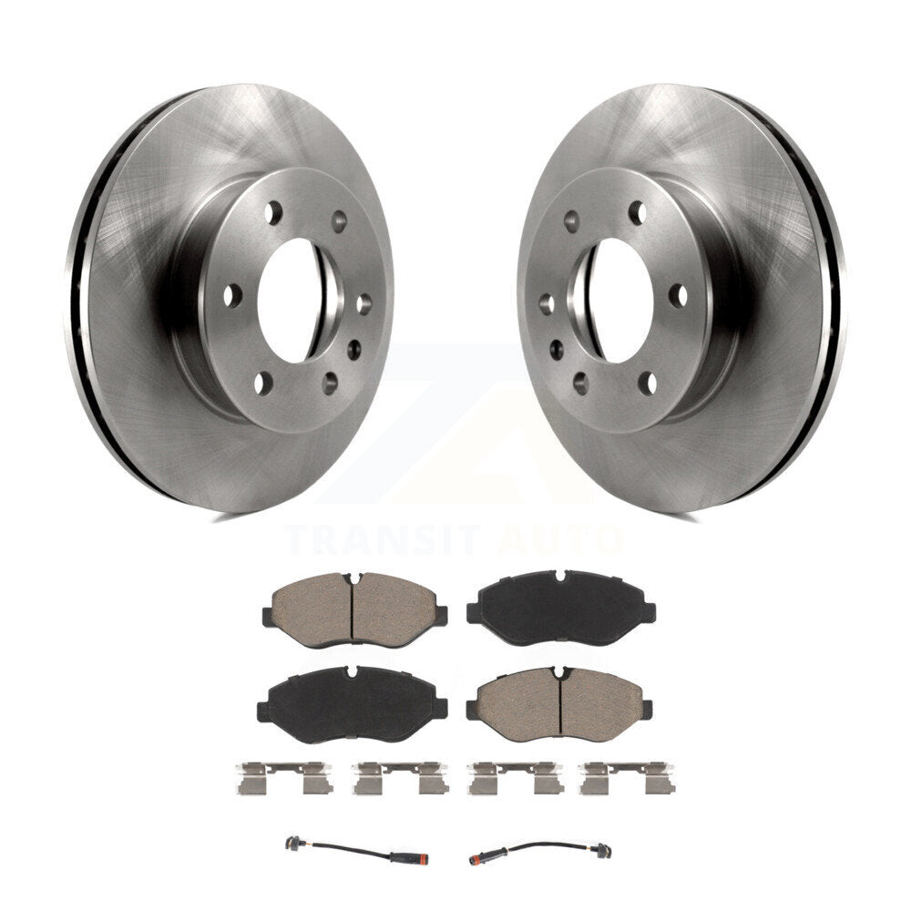 Disc Brake Rotor And Ceramic Pad Front Kit For Sprinter 2500 Mercedes-Benz Dodge