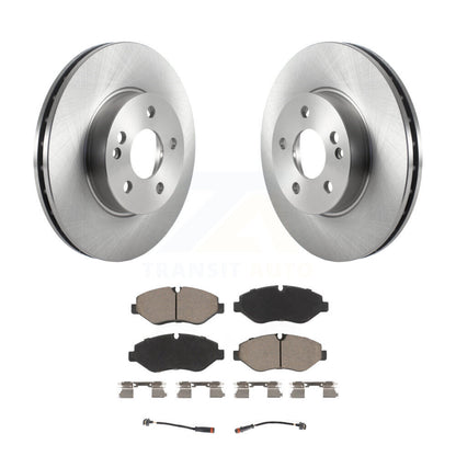 Disc Brake Rotors And Ceramic Pads Front Kit For 2016-2023 Mercedes-Benz Metris