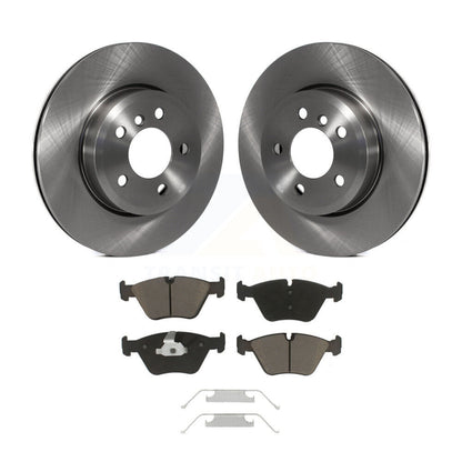 Disc Brake Rotors And Ceramic Pads Front Kit For 2004-2010 BMW X3