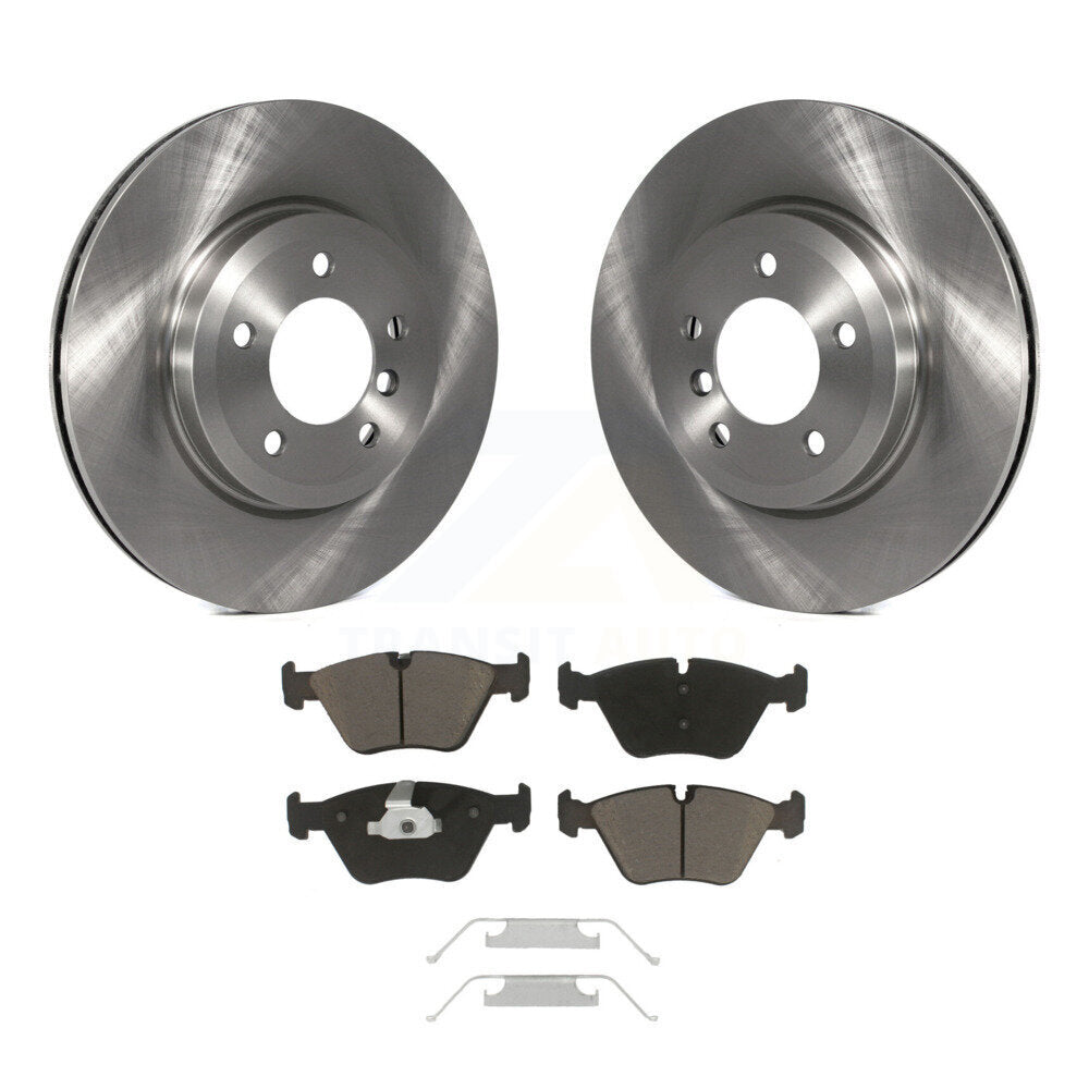 Disc Brake Rotors And Ceramic Pads Front Kit For BMW 330Ci Z4 330i 330xi