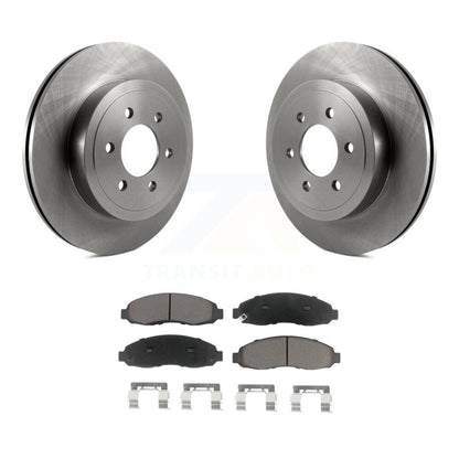 Disc Brake Rotors And Ceramic Pads Front Kit For 2003-2004 Dodge Dakota