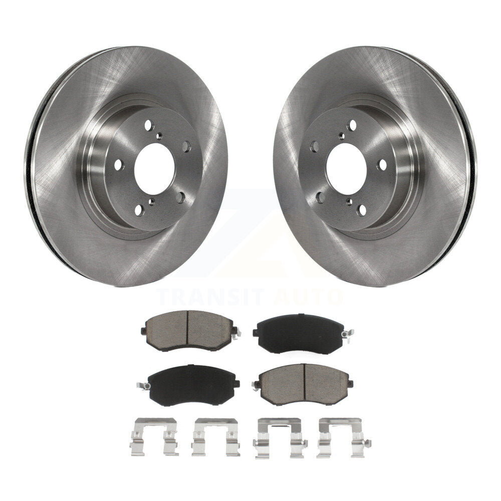 Disc Brake Rotors And Ceramic Pads Front Kit For Subaru Impreza Scion FR-S BRZ