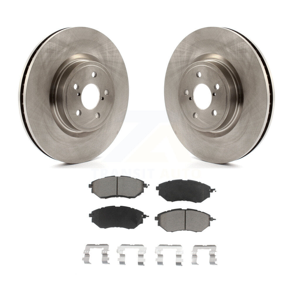 Disc Brake Rotors And Ceramic Pads Front Kit For Subaru Forester Outback Legacy