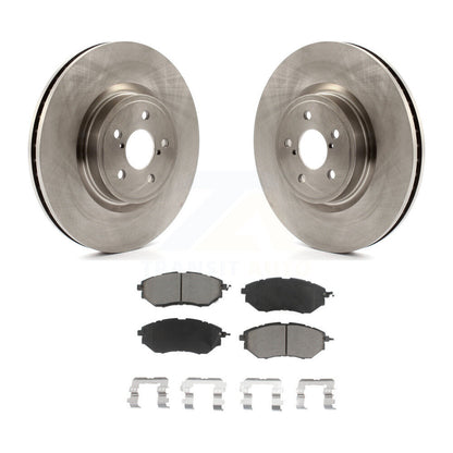 Disc Brake Rotors And Ceramic Pads Front Kit For Subaru Forester Outback Legacy