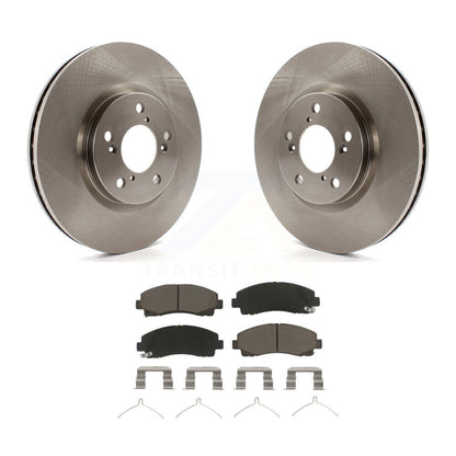 Disc Brake Rotors And Ceramic Pads Front Kit For 2006-2014 Honda Ridgeline