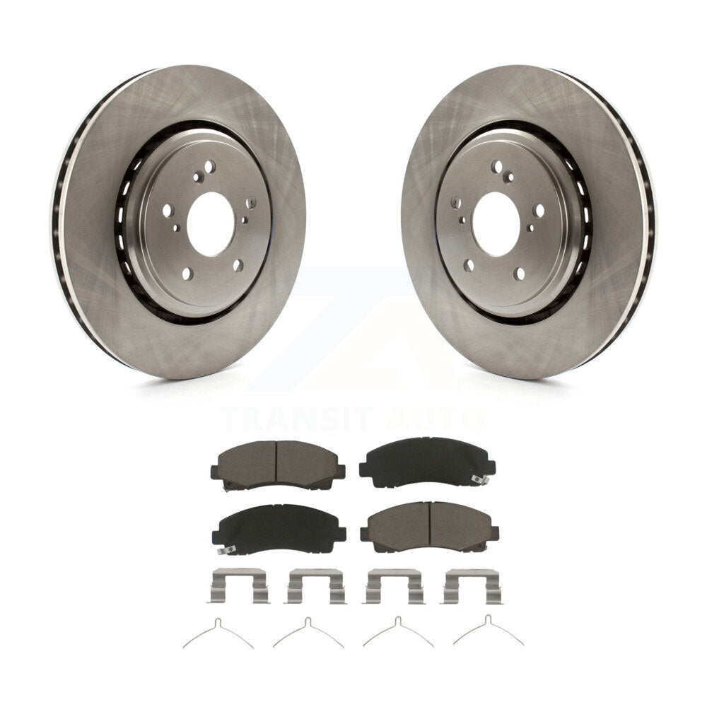 Disc Brake Rotors And Ceramic Pads Front Kit For 2015-2020 Acura TLX