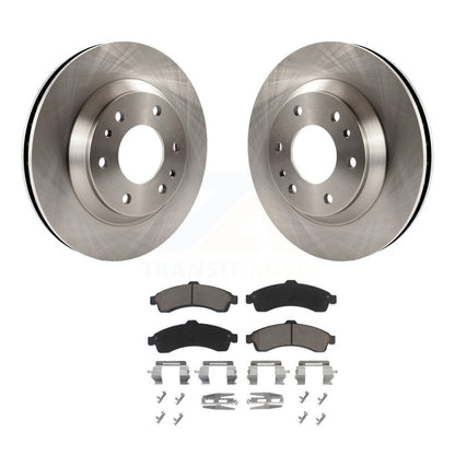 Brake Rotor Ceramic Pad Front Kit For GMC Envoy Chevrolet Trailblazer Oldsmobile