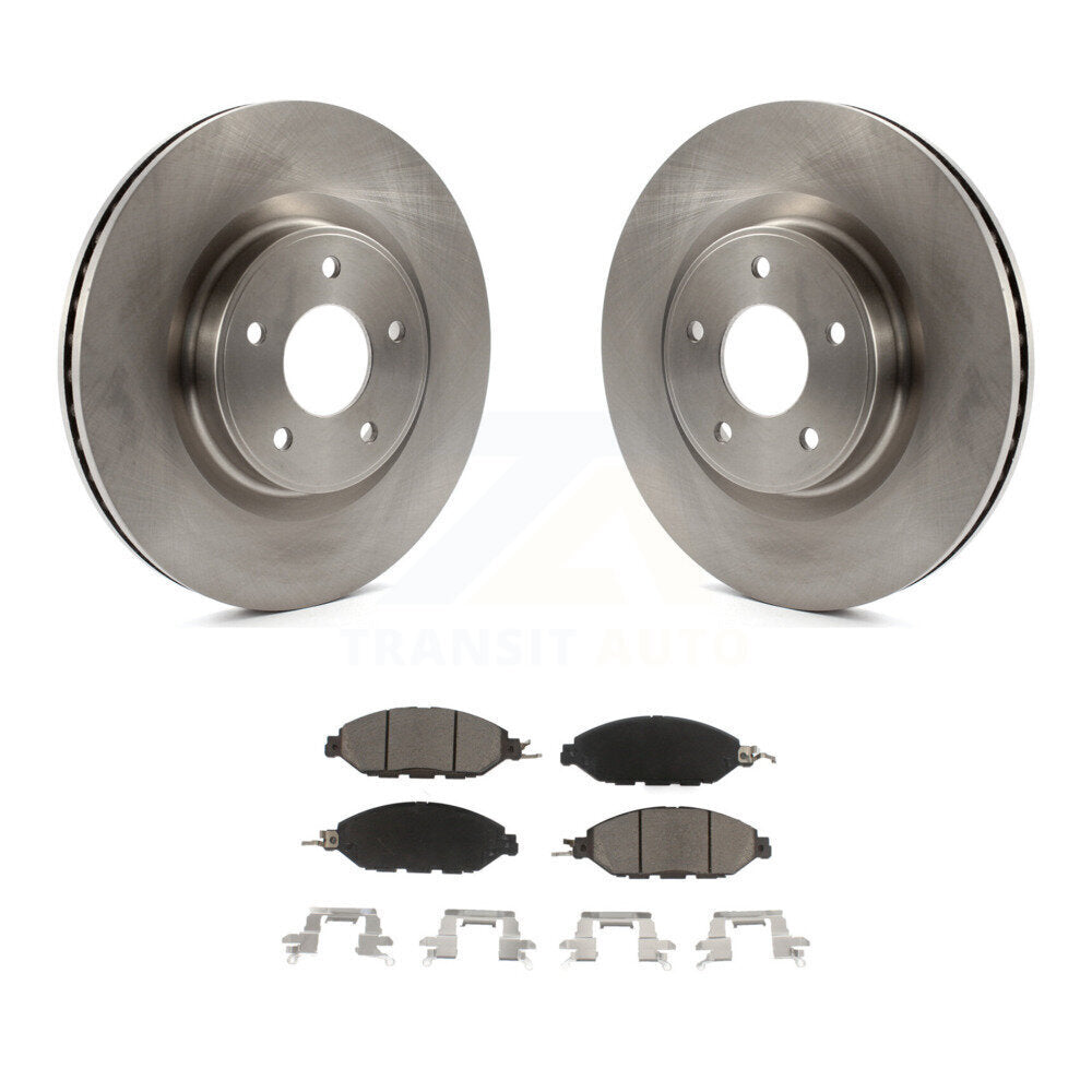 Brake Rotor And Ceramic Pad Front Kit For Nissan Murano Pathfinder INFINITI QX60