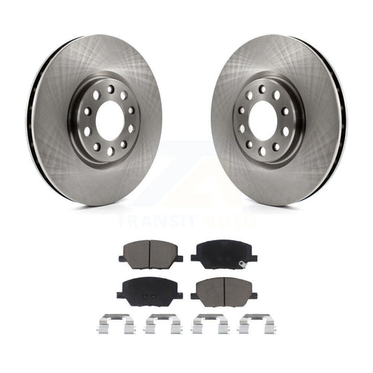 Disc Brake Rotors And Ceramic Pads Front Kit For Jeep Compass Renegade Fiat 500X