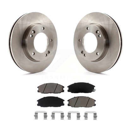 Disc Brake Rotors And Ceramic Pads Front Kit For 2007-2009 Kia Sorento