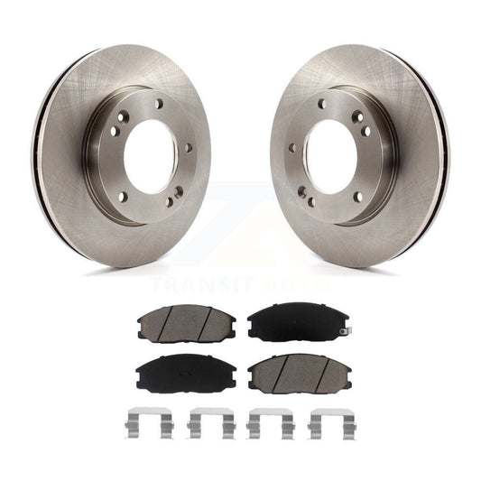 Disc Brake Rotors And Ceramic Pads Front Kit For 2007-2009 Kia Sorento