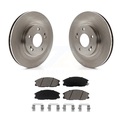 Disc Brake Rotors And Ceramic Pads Front Kit For Hyundai Santa Fe