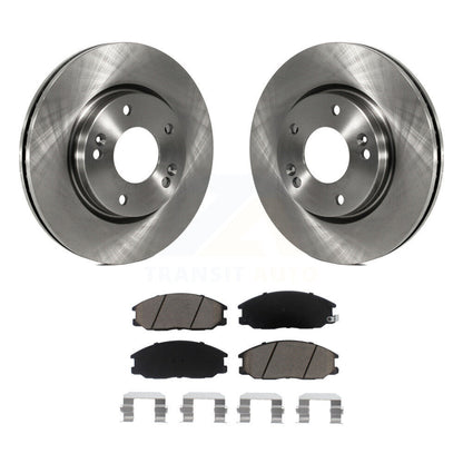 Disc Brake Rotors And Ceramic Pads Front Kit For Hyundai Santa Fe