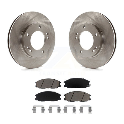 Disc Brake Rotors And Ceramic Pads Front Kit For 2003-2006 Kia Sorento