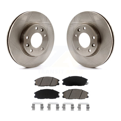 Disc Brake Rotors And Ceramic Pads Front Kit For Kia Sedona