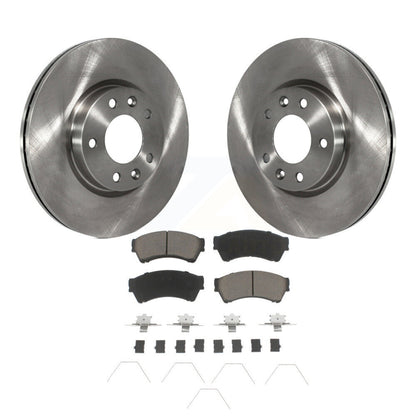 Brake Rotor And Ceramic Pad Front Kit For Ford Fusion Mazda 6 Lincoln MKZ Zephyr