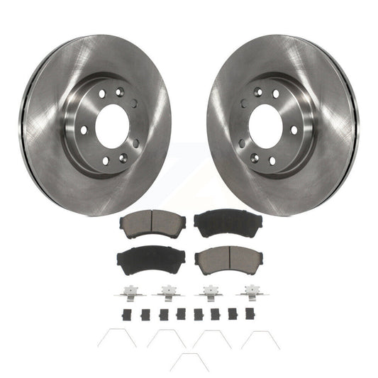 Brake Rotor And Ceramic Pad Front Kit For Ford Fusion Mazda 6 Lincoln MKZ Zephyr
