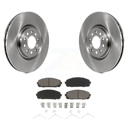 Brake Rotor And Ceramic Pad Front Kit For Jeep Cherokee With Dual Piston Caliper