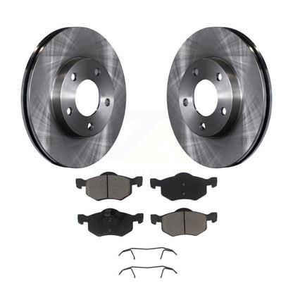 Brake Rotors Ceramic Pad Front Kit For Ford Escape Mazda Tribute Mercury Mariner
