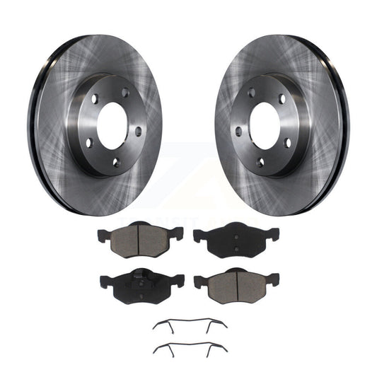 Brake Rotors Ceramic Pad Front Kit For Ford Escape Mazda Tribute Mercury Mariner