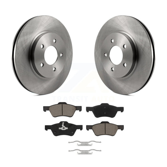 Disc Brake Rotors And Ceramic Pads Front Kit For Ford Escape Mercury Mariner