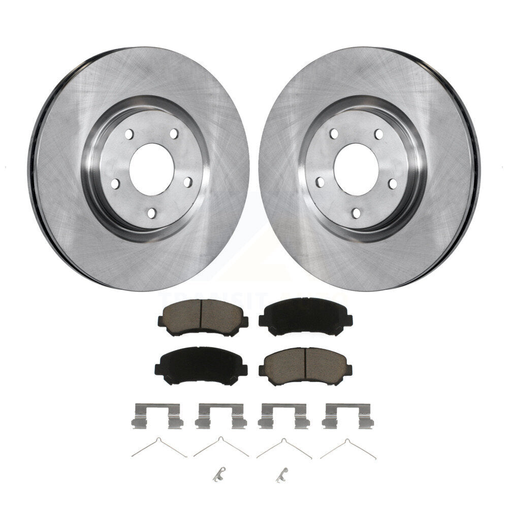 Disc Brake Rotors And Ceramic Pads Front Kit For Nissan Sentra Juke