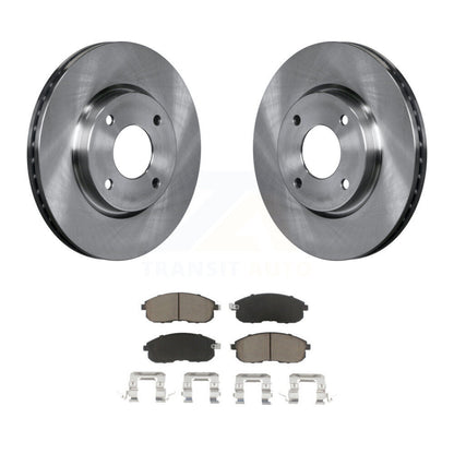 Disc Brake Rotors And Ceramic Pads Front Kit For Nissan Versa Sentra Cube