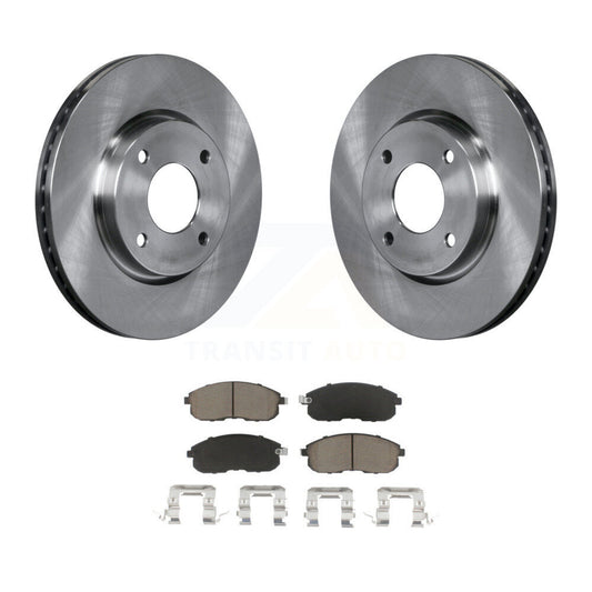 Disc Brake Rotors And Ceramic Pads Front Kit For Nissan Versa Sentra Cube