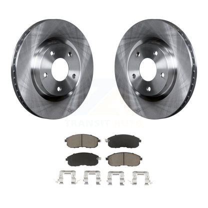Disc Brake Rotors And Ceramic Pads Front Kit For 2007-2012 Nissan Sentra SE-R