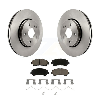 Disc Brake Rotors And Ceramic Pads Front Kit For 2010-2013 Suzuki Kizashi