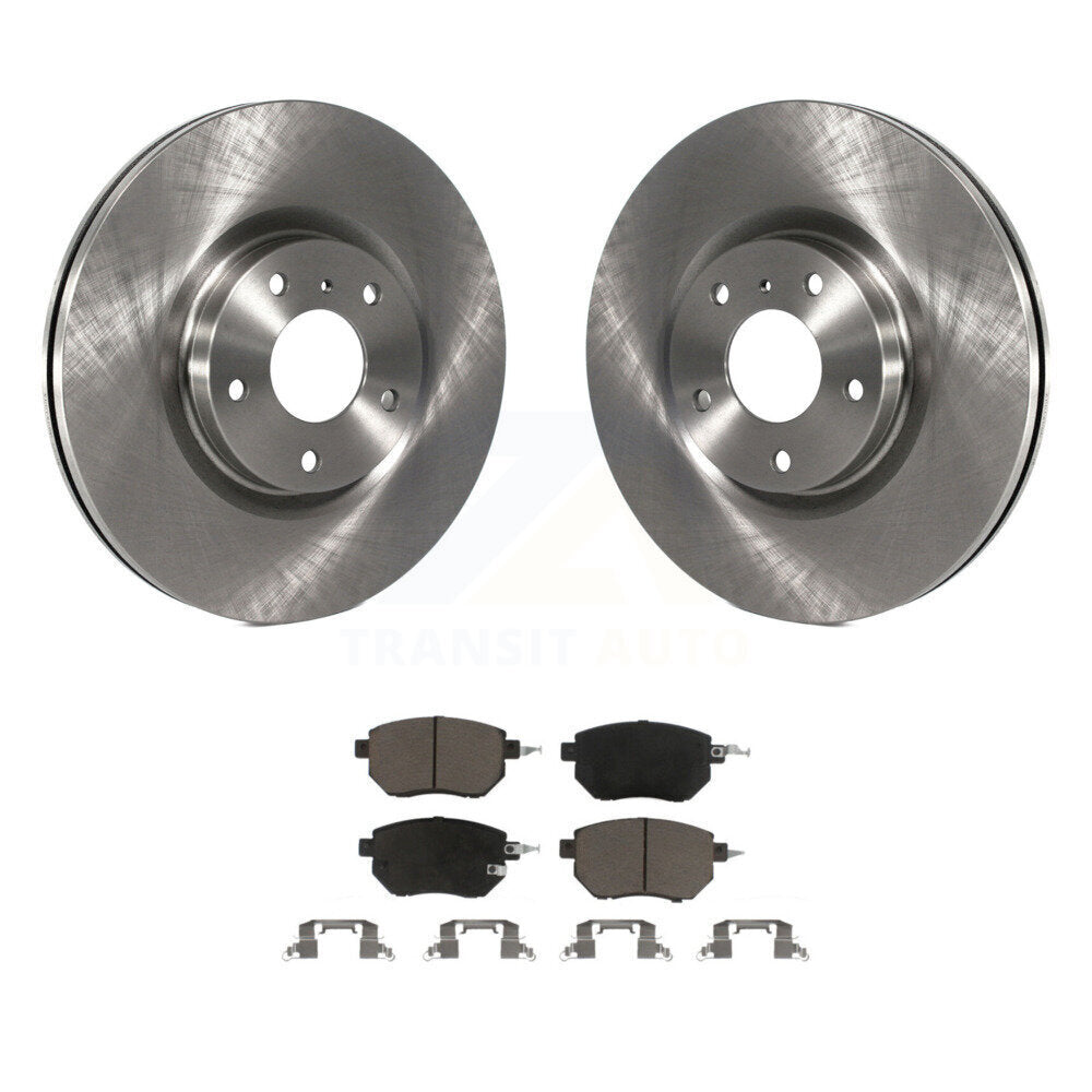 Disc Brake Rotors And Ceramic Pads Front Kit For Nissan Murano Altima Maxima