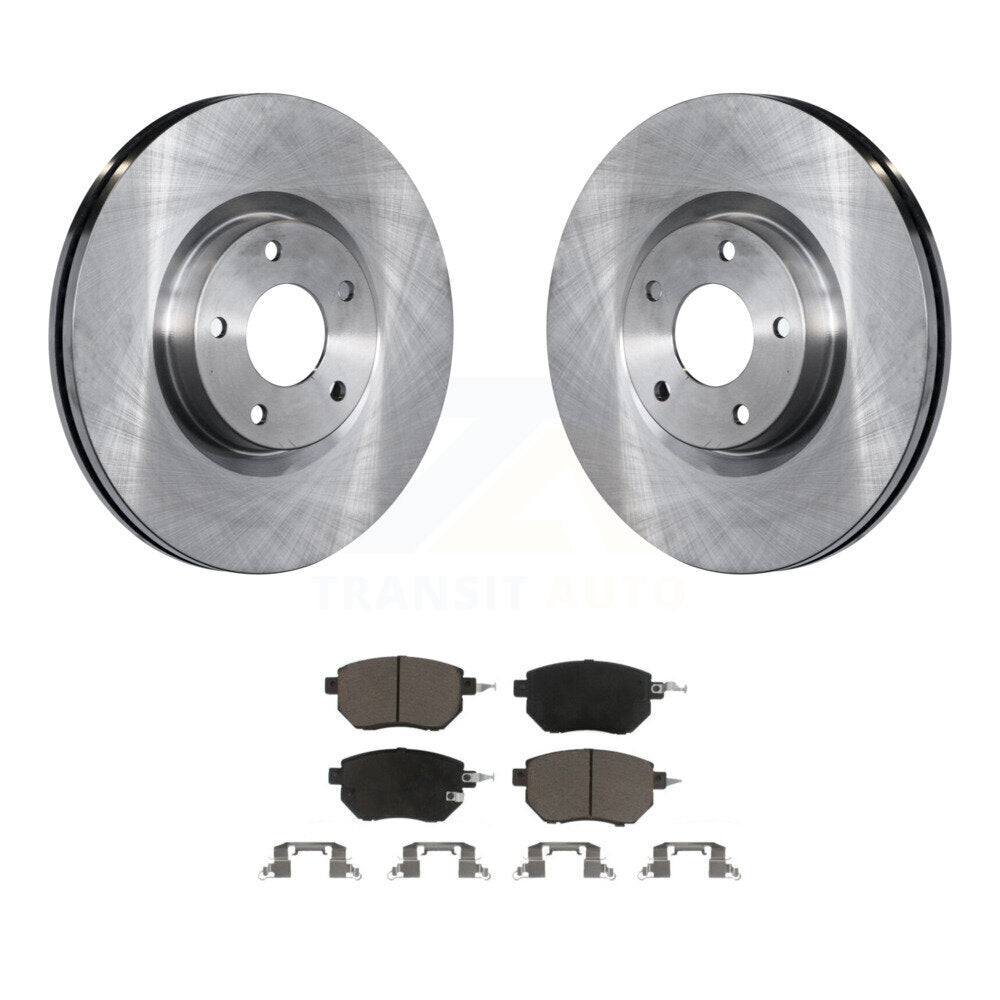 Brake Rotors Ceramic Pad Front Kit For Nissan Altima Murano INFINITI Maxima FX35