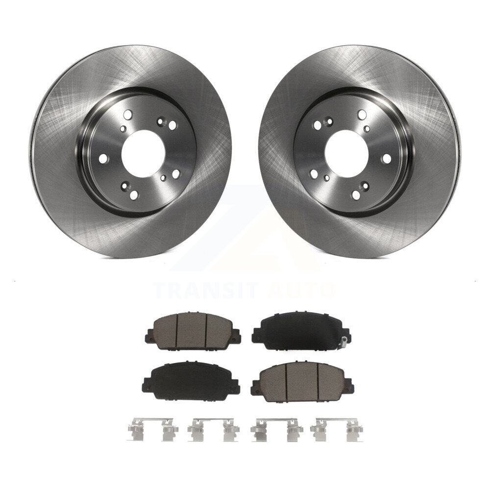 Disc Brake Rotors And Ceramic Pads Front Kit For Honda HR-V Accord