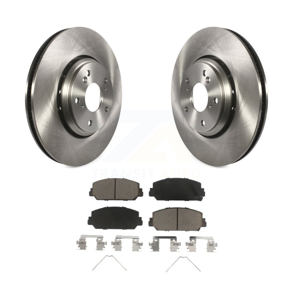 Disc Brake Rotors And Ceramic Pads Front Kit For Honda Civic Accord Acura ILX