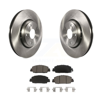 Disc Brake Rotors And Ceramic Pads Front Kit For Honda Accord