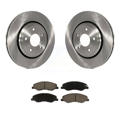 Disc Brake Rotors And Ceramic Pads Front Kit For 2018-2023 Honda Odyssey