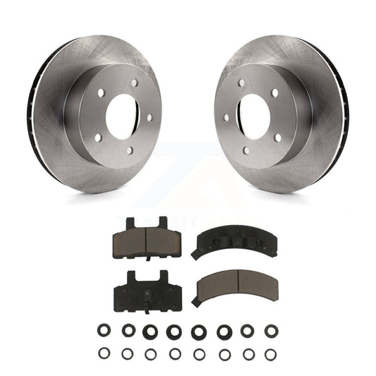 Brake Rotor & Ceramic Pad Front Kit For 1990-2002 Chevrolet Astro GMC Safari AWD