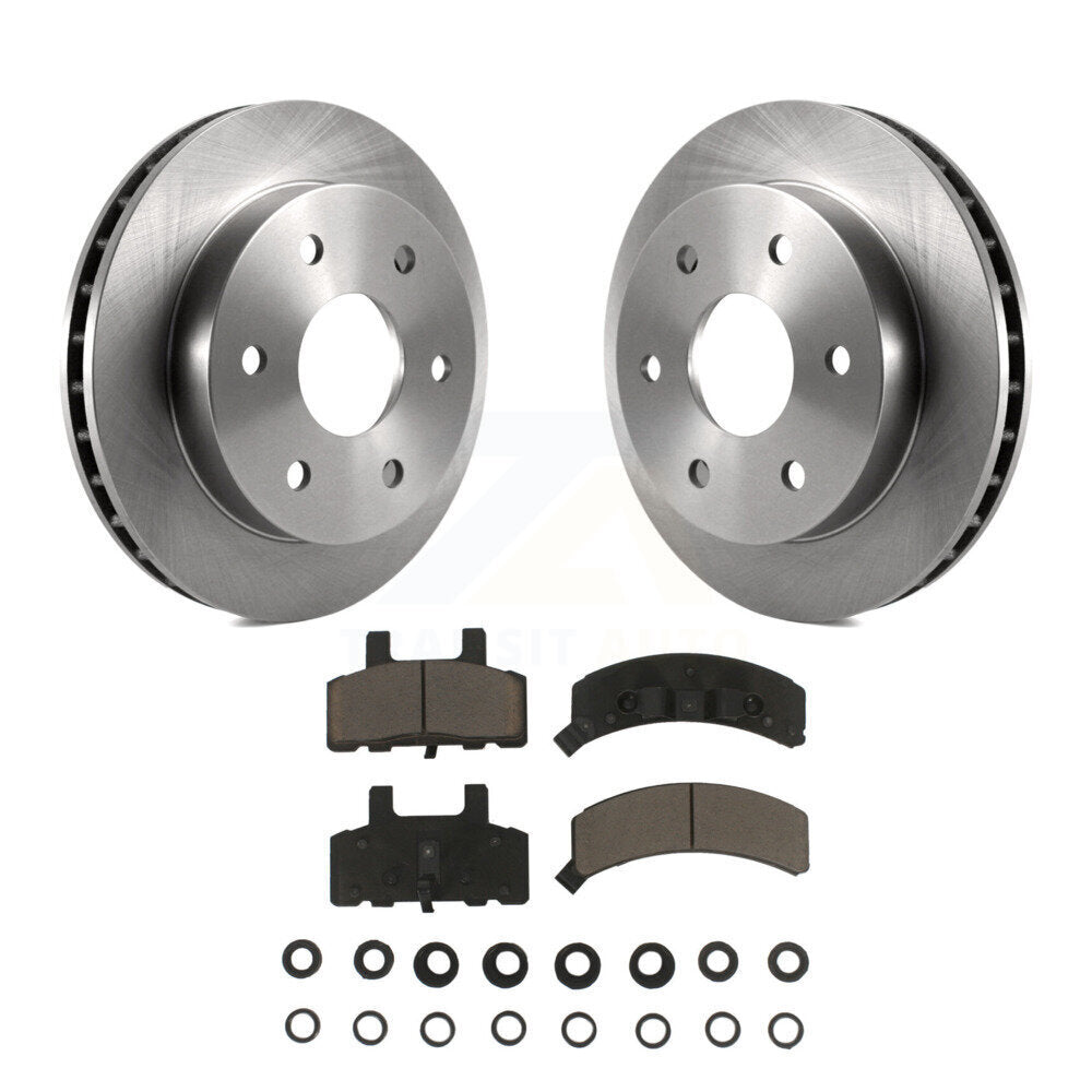 Disc Brake Rotor Ceramic Pad Front Kit For K1500 Chevrolet GMC K2500 Tahoe Yukon