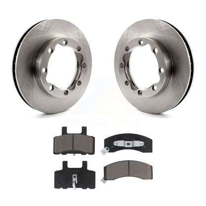 Brake Rotor & Ceramic Pad Front Kit For K2500 Chevrolet GMC Dodge Ram 2500 K3500
