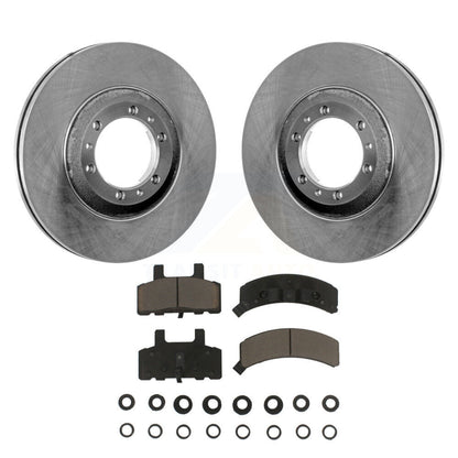 Disc Brake Rotor Ceramic Pad Front Kit For Cadillac DeVille Fleetwood 60 Special