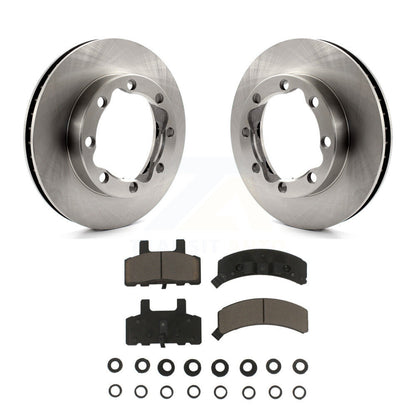 Disc Brake Rotors & Ceramic Pad Front Kit For GMC K2500 K1500 Suburban Chevrolet