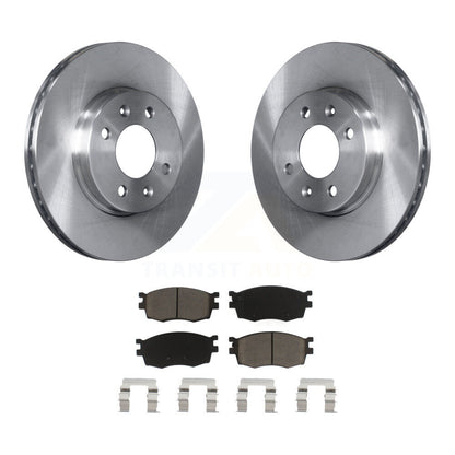 Disc Brake Rotors And Ceramic Pads Front Kit For Hyundai Accent Kia Rio Rio5