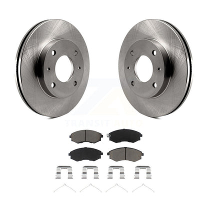Disc Brake Rotors And Ceramic Pads Front Kit For Hyundai Tiburon Elantra Sonata