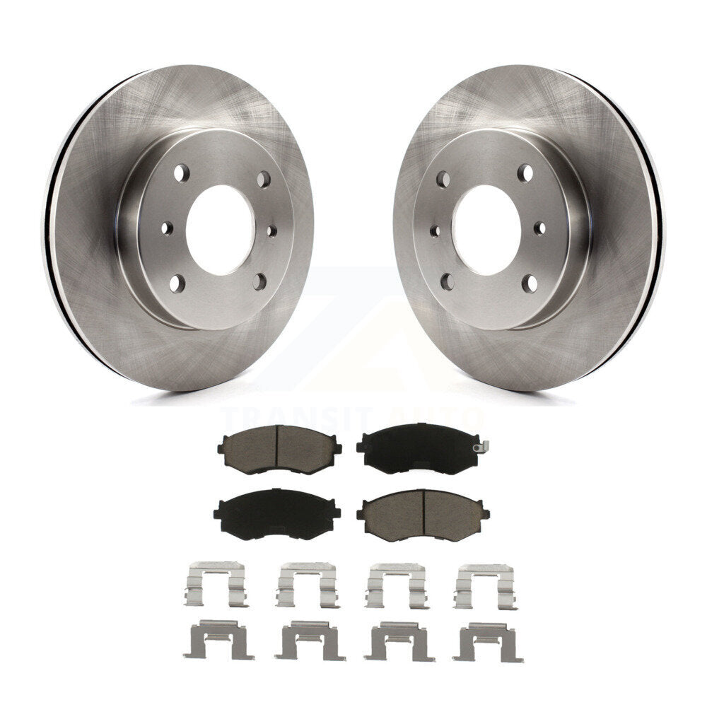 Brake Rotor Ceramic Pad Front Kit For Nissan Sentra 240SX Axxess Stanza INFINITI