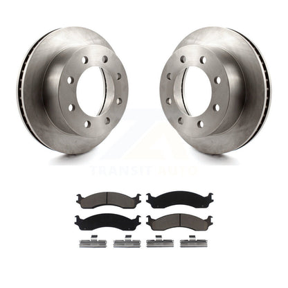 Disc Brake Rotors And Ceramic Pads Front Kit For Dodge Ram 2500 3500 Van