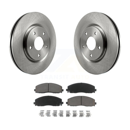 Brake Rotors Ceramic Pad Front Kit For Dodge Grand Caravan Journey Chrysler Town