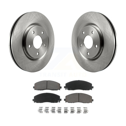 Brake Rotors Ceramic Pad Front Kit For Dodge Grand Caravan Journey Chrysler Town