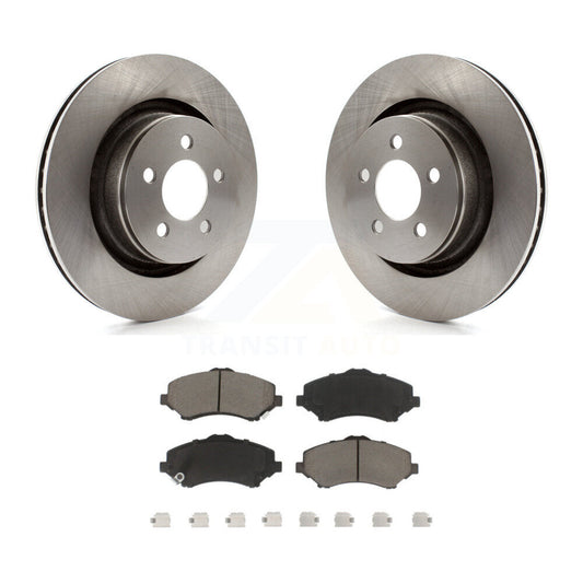 Disc Brake Rotors And Ceramic Pads Front Kit For Jeep Liberty Dodge Nitro
