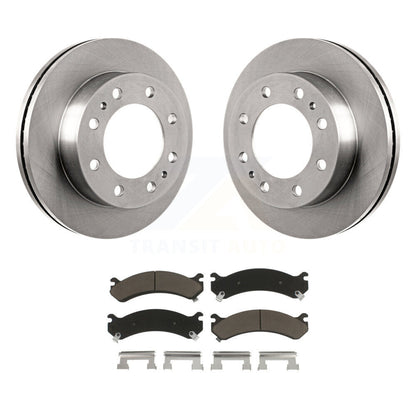 Brake Rotor & Ceramic Pad Front Kit For GMC Chevrolet Savana 3500 Express Sierra